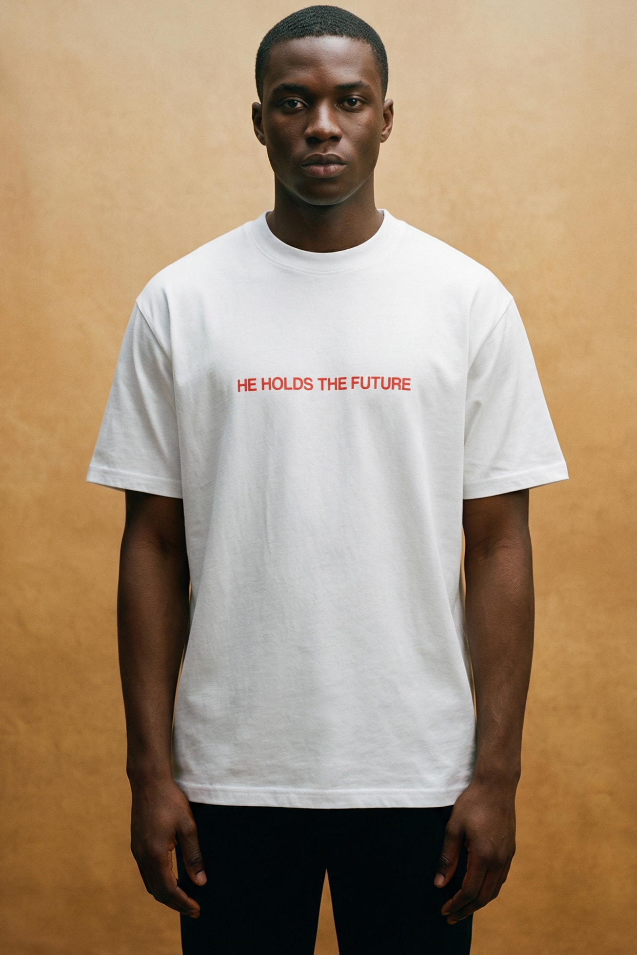 "Because He Lives" Vintage Wash Oversized Tee